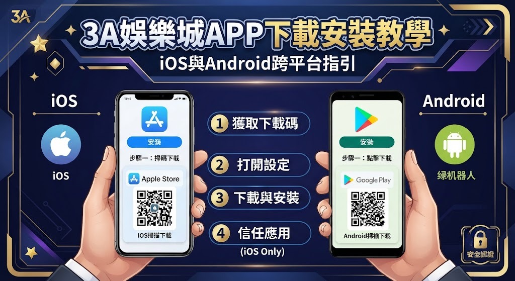 iOS 與 Android 跨平台秒速下載安裝