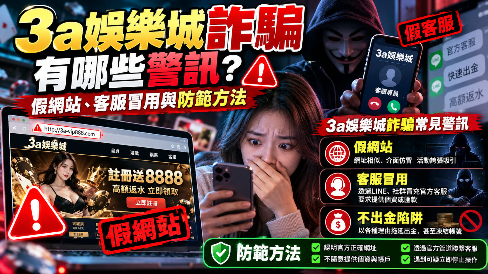 擔心誤入3A娛樂城仿冒網站？先確認網址與安全警訊，避免個資外洩。